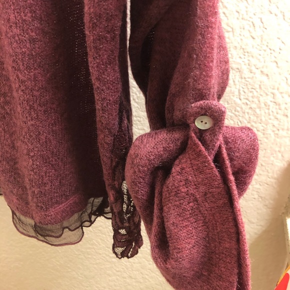 Saga Burgundy sweater - Picture 12 of 12